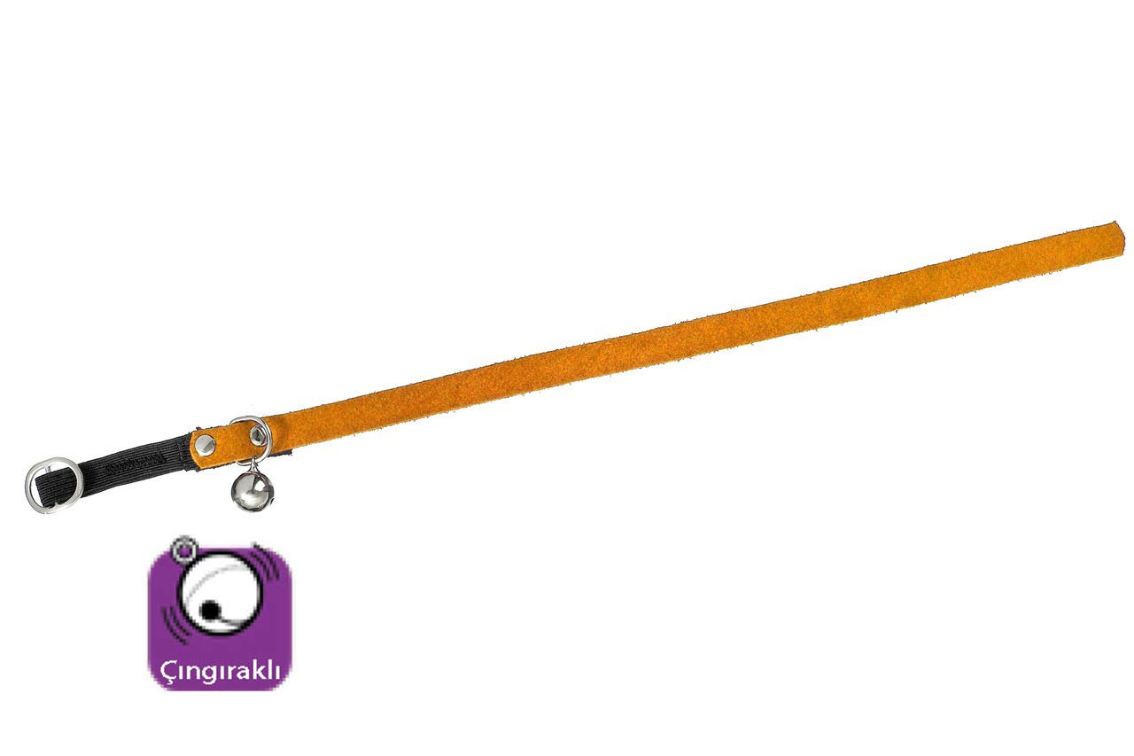 Karlie Kadife Kedi Tasma Çıngıraklı, 30 cm, Turuncu