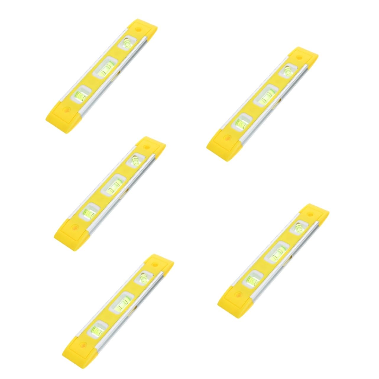 jojofuny 5 Pezzi Righello Di Livello Livello Professionale Strumento Di Misurazione Del Magnetico Rinforzato Piccole Livelle A Bolla Livella A Bolla Piccola Pratica Livella