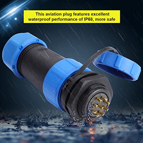Conector de aviación resistente al agua SP21 9 pines miniatura 2