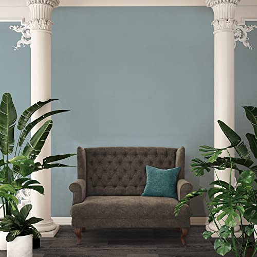 A.S. Création Plain Wallpaper Cuba Non-Woven 10.05 m x 0.53 m Blue Made in Germany 306887 30688-7, 53 x 1005 cm - Image 3
