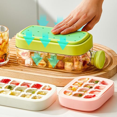 Hielera portátil 2 en 1 con botella y bandeja de hielo miniatura 2