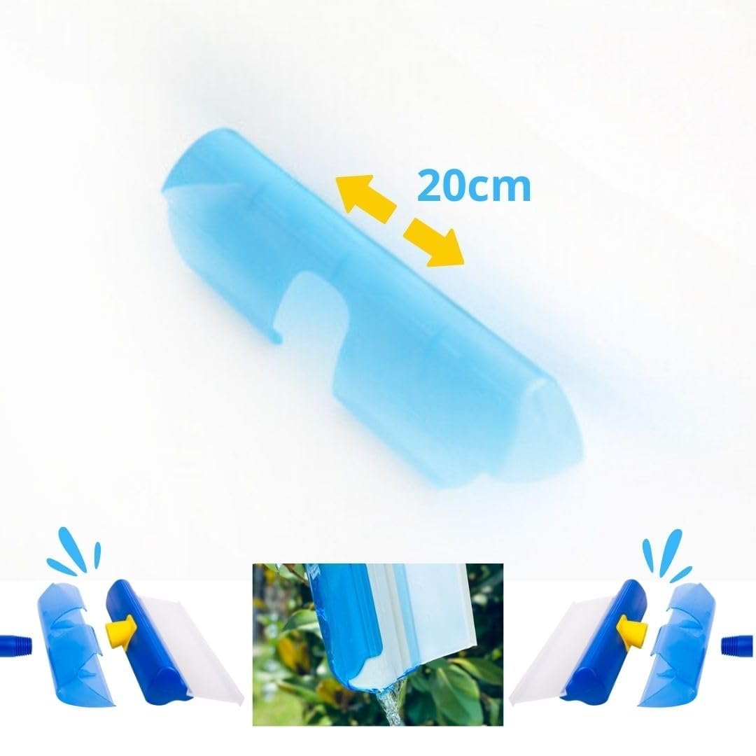 Aquablade ® W The Original | Raclette à Vitres AquaBLADE en Silicone avec Réservoir | Kit Nettoyage de Fenêtre | Qualité Professionnelle | Set Complet