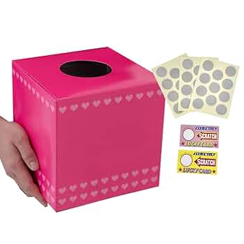 Amazon.co.jp: [ルカン] 【 ピンクの抽選箱とスクラッチ抽せん券