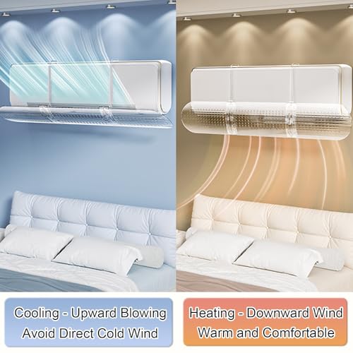 Déflecteur de climatiseur réglable - Couvercle de ventilation mural - 6