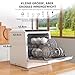 Hermitlux Mini Geschirrspüler für 5 Maßgedecke (5L Tank), Tischspülmaschine mit 6 Programme inkl. 360° Sprüharme | Warmlufttrocknung | Energieklasse D | Ohne Installation