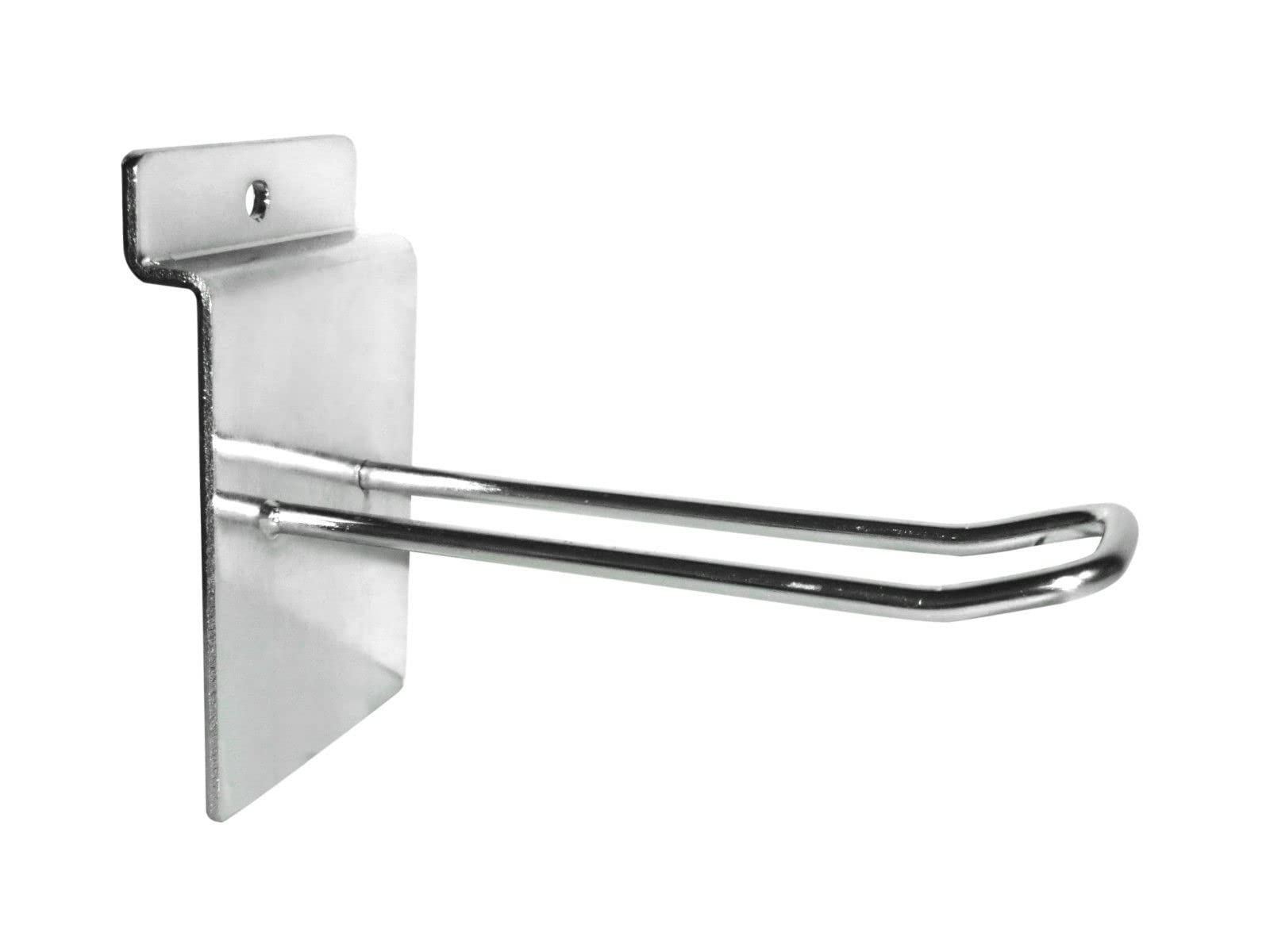 50x Slatwall Heavy Duty Hooks Accessory Euro Hook Shop Slatboard Display(4 Inch)