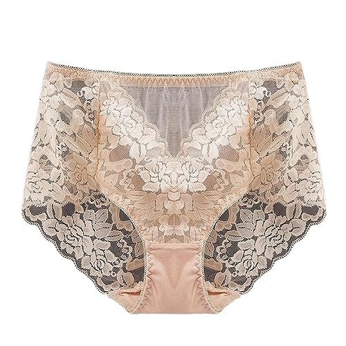Bragas de algodón para el día a día KATIAK ropa interior cómoda de cintura alta talla 2XL