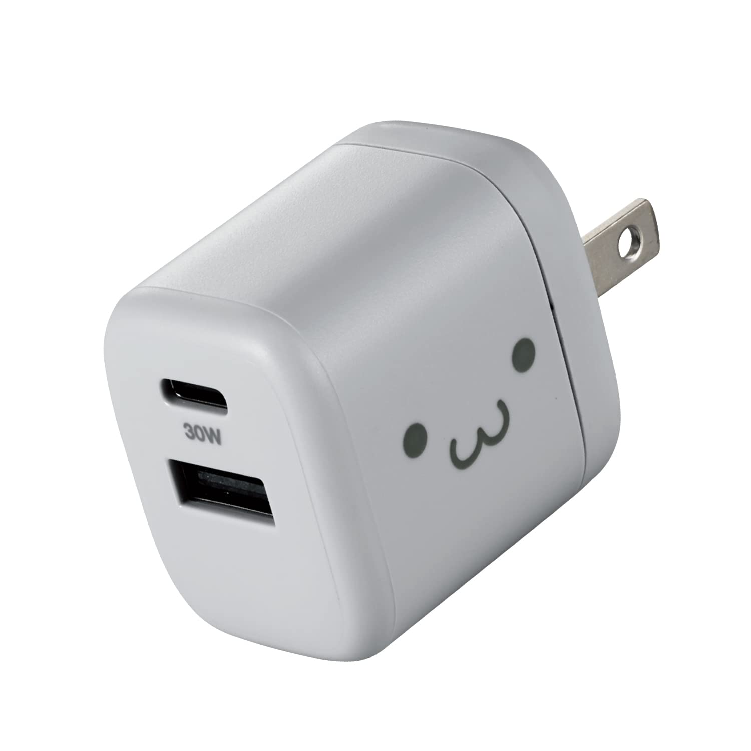 エレコム 急速充電器 Type-C USB PD対応 30W 2ポート EC-AC14AGF