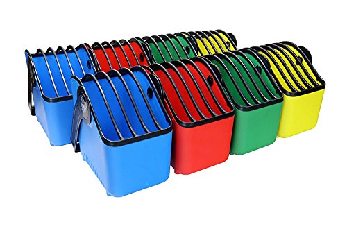 Preisvergleich Produktbild LocknCharge LNC7055 Große Körbe 13"Geräte Sets von 8 Schwarz