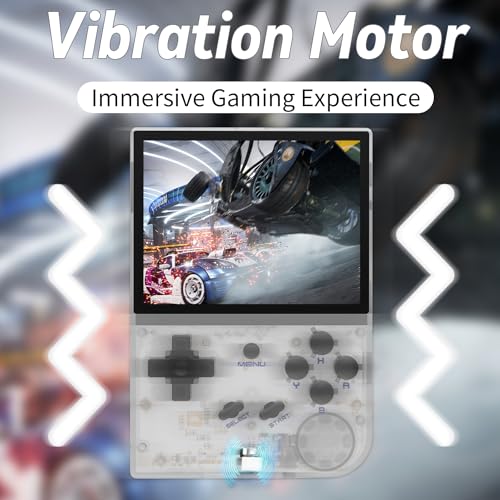 RG35XX Retro Handheld Game Console Linux System HD and TV Output 3.5 Inch IPS Screen 64G TF Card 5500+ Classic Games 2600mAh Battery RG35XX White - Image 6