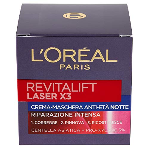 Revitalift Laser X3 Crème de Nuit pour une Peau Repulpée au Réveil