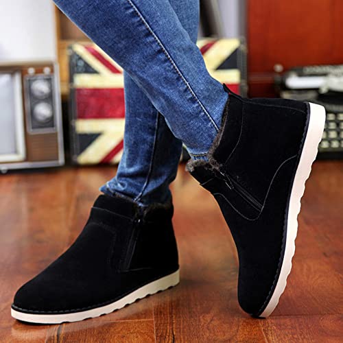 Bottes de neige chaudes et imperméables à fond plat pour marche - 5