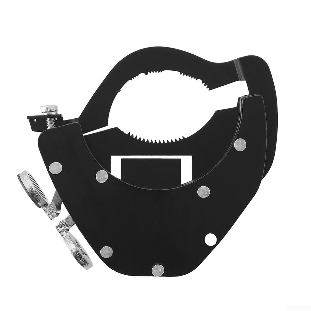 Clip per acceleratore meccanico per moto con cruise control per tubo acceleratore e comando acceleratore, in acciaio inox con bulloni di sicurezza (fondo in basso)