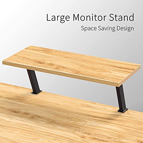 Image of Cubiker Multi-Purpose Height-Adjustable Lapdesk, Study Table, Portable, with Docking for Tablet, Room Work, Ideal for Work from Home, DIY Table, Easy to Assemble (59.1 inch x 47.3, Natural)