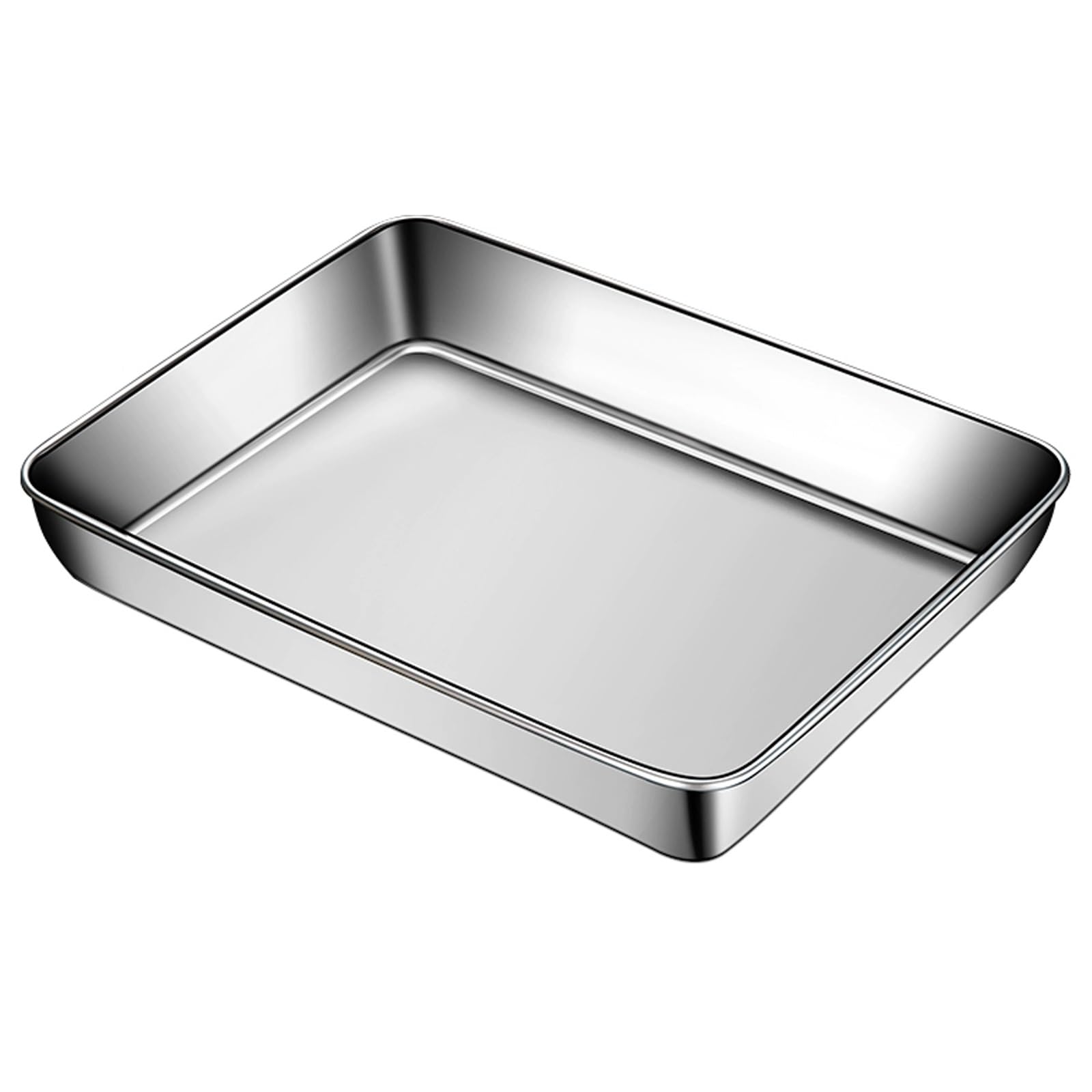 Bandejas para Servir Comida, Bandeja de Horno para Productos Horneados y Cenas en Bandeja, Fácil de Limpiar(41cmx32cmx6cm)