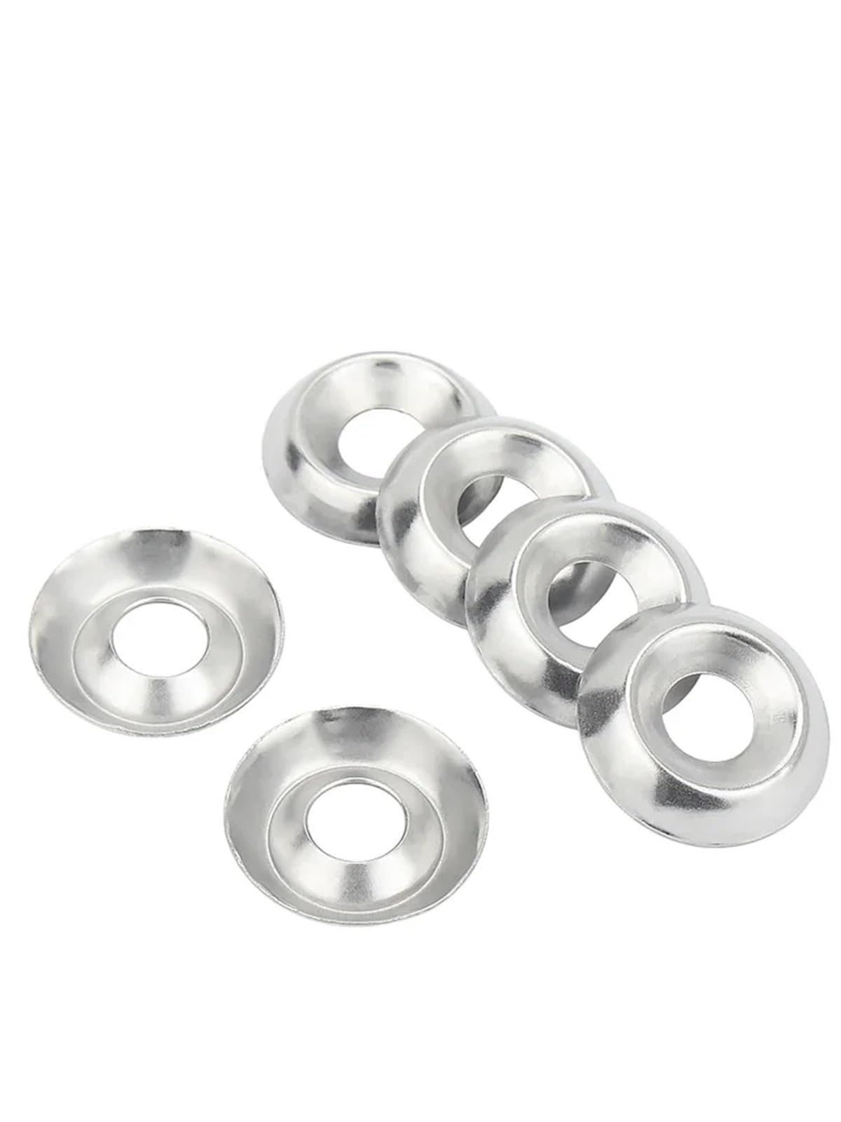 200 Uds M3 M4 M5 M6 Arandelas avellanadas Cono Convexo de Acero Inoxidable 304