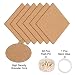 IZSUZEE Corcho Pared Autoadhesivo, Corchos Para Pared Cuadrado 6 pcs, con 60...