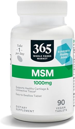 Miniatura 8 de 365 by Whole Foods Market, MSM 1000 Mg, 90 tabletas (paquete de 2)