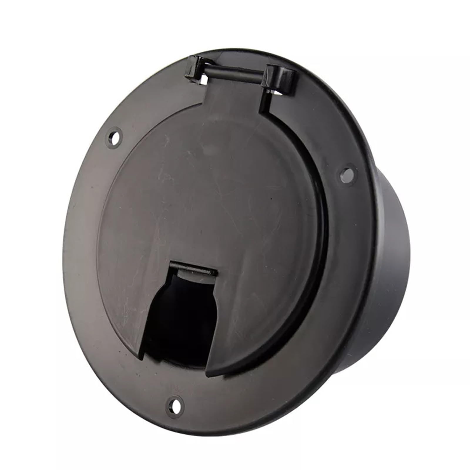 YHAILI Electrical Cable Hatches with Lid for Trailer Boat Truck Power Cable Hatches 5Inch Round Electric Cable Hatches