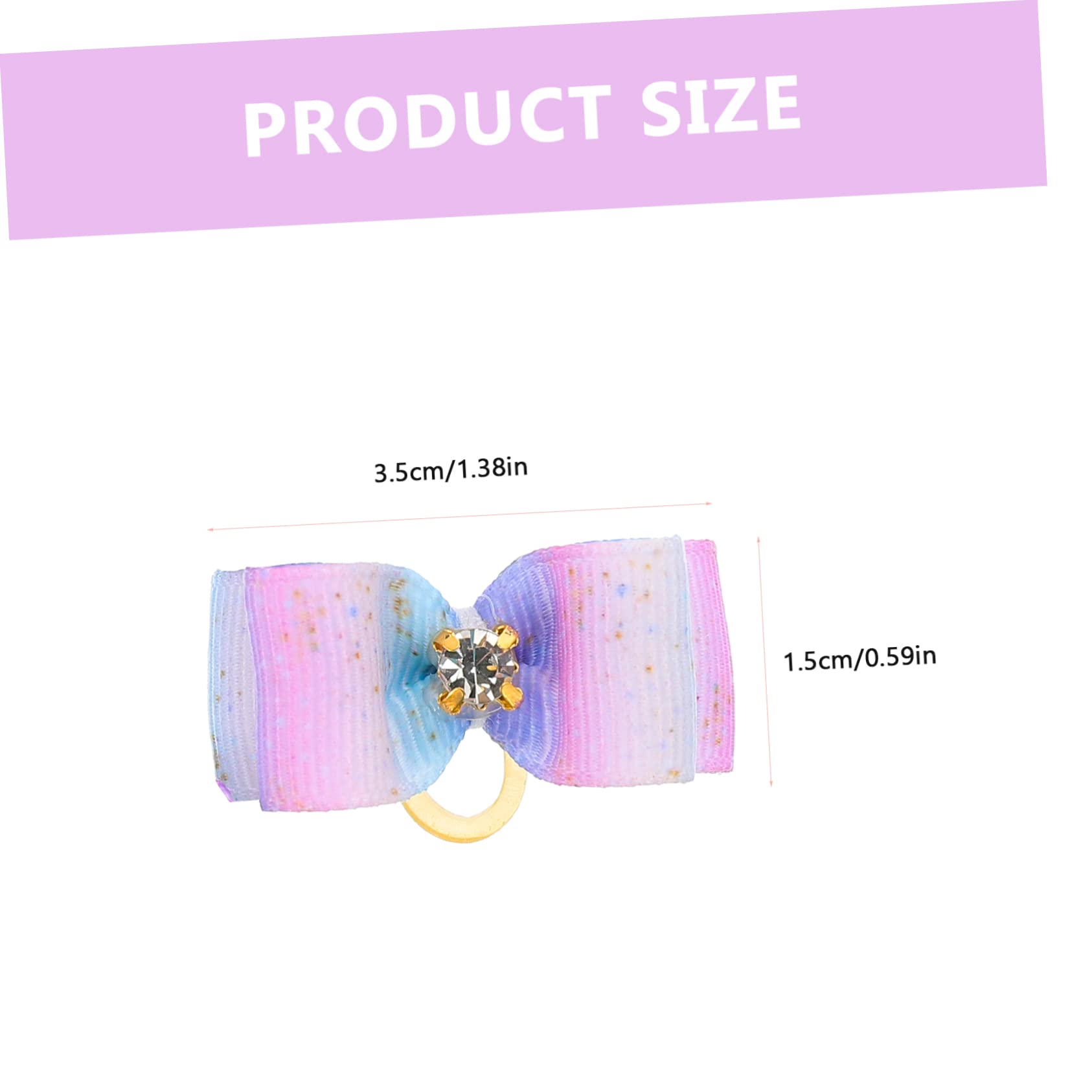 Toddmomy 125 Piezas Flor de Cabeza de Mascota pequeños Lazos para el Pelo de Cintas de Pelo de Perros Accesorios decoración para Mascotas Arcos de Lazo de Pelo de