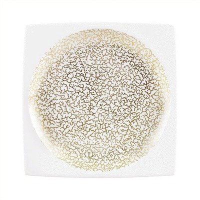 Plato Wedgwood Gold 10.25" Cuadrado miniatura 1
