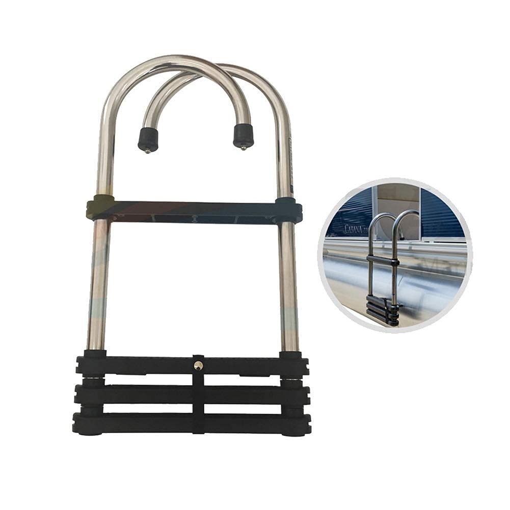 Buy Boat Ladder ,4 Step Telescopic Marine Boat Ladders, Folding Pontoon