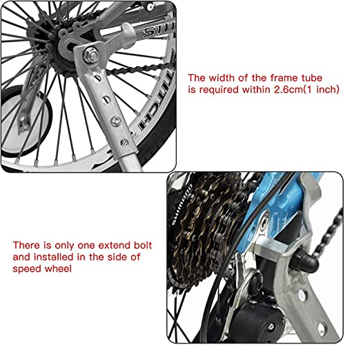 Bicycle Training Wheels For Kids Variable Bike Of 18 20 22 Inch And Kids Bike Horn With 2 Pack Bike Handle Streamers #TOP2