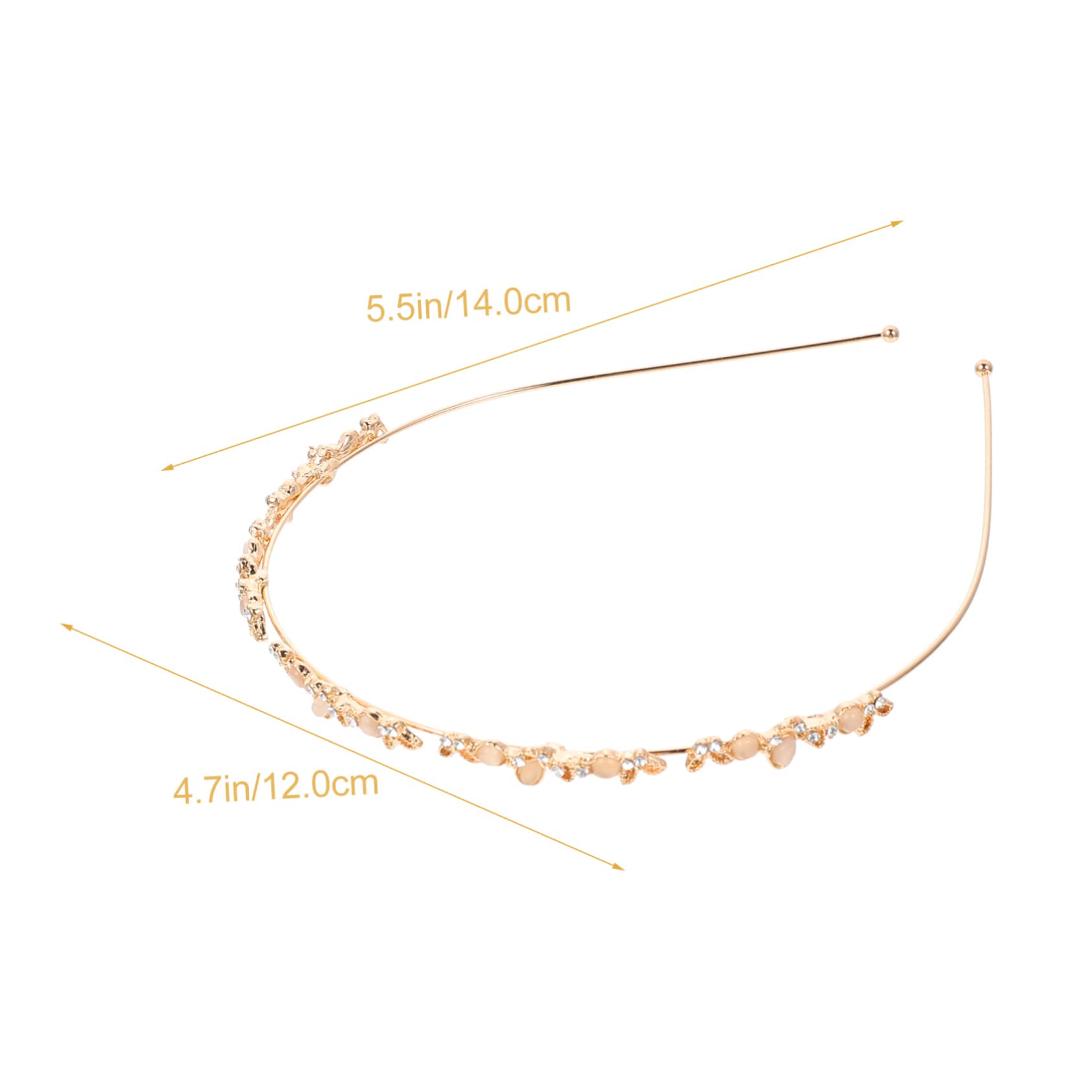 FRCOLOR 18 Stück Strass Perlen Stirnband Goldene Stirnbänder Für Frauen Haarband Für Mädchen Perlen Haarschmuck Haarschmuck Für Frauen Goldene Hochzeitsdekoration Haarband Damen