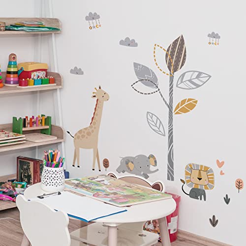Vinilos adhesivos infantiles con animales de bosque adorables miniatura 6