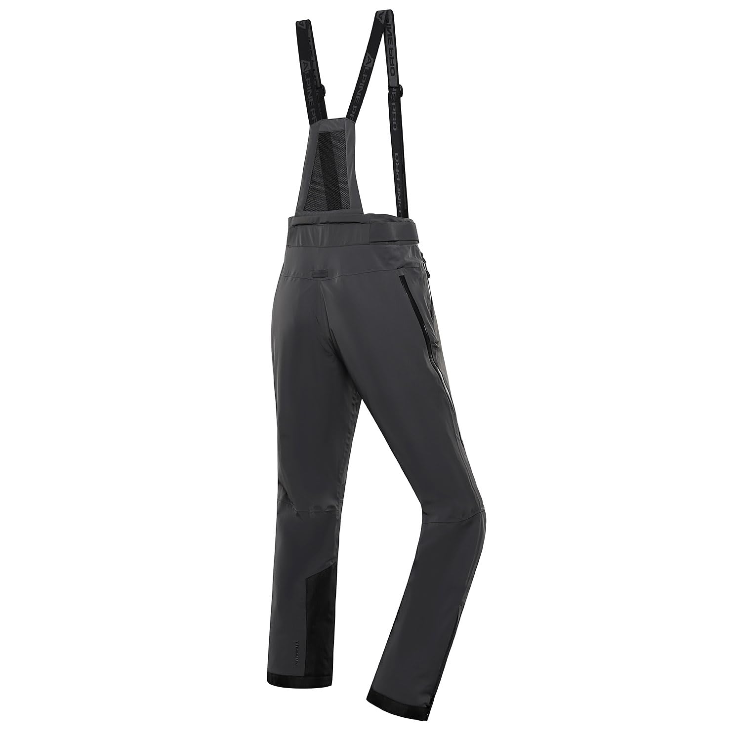 ALPINE PRO Men's Premium PTX Waterproof Windproof Thermal 3-Layer SnowPants for Sonwsports Snowboarding Skiing (Dark Grey/XXL)