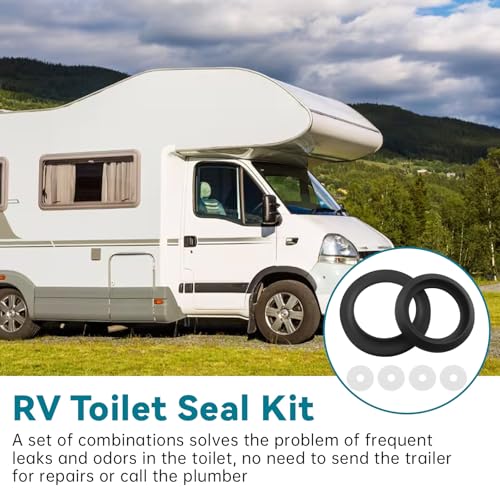 Image of RV Toilet Seal 34120 for Thetford RV Toilet Parts Replacement,Waste Ball Seal Replacement for Thetford Style II & Style Plus Toilets,Style Lite and Residence-RV Toilets Part for Thetford Gasket