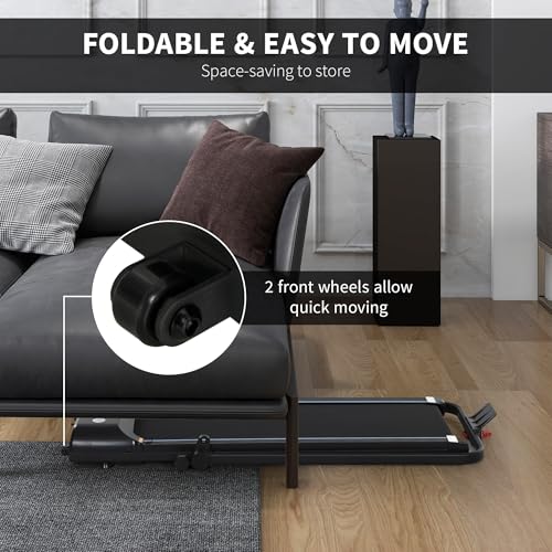 Image of Walking Treadmill with LED Display and Foldable Design for Home Office Use