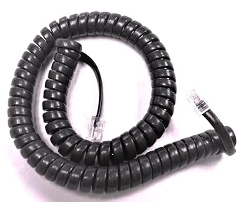 5-Pack Black 9Ft Replacement Handset Cord for Inter-Tel Phone | InterTel 550 InterTek Axxess Premier 4000 4100 4300 4400 4500 550.4000 550.4100 550.4300 550.4400 550.4500 660 770 IMX GLX