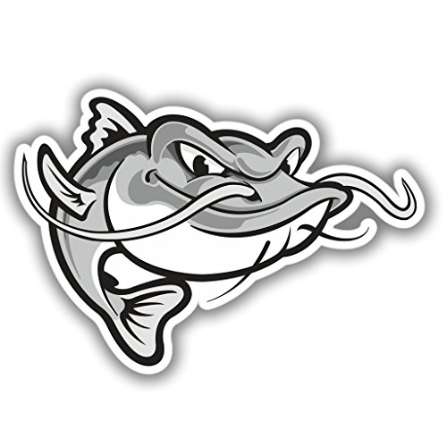 2 x 15cm/150mm pesce carpa pesca sticker adesivo