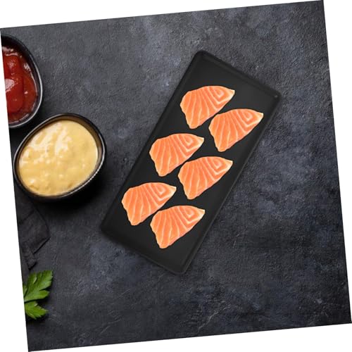 Set de platos japoneses rectangulares de cerámica miniatura 6