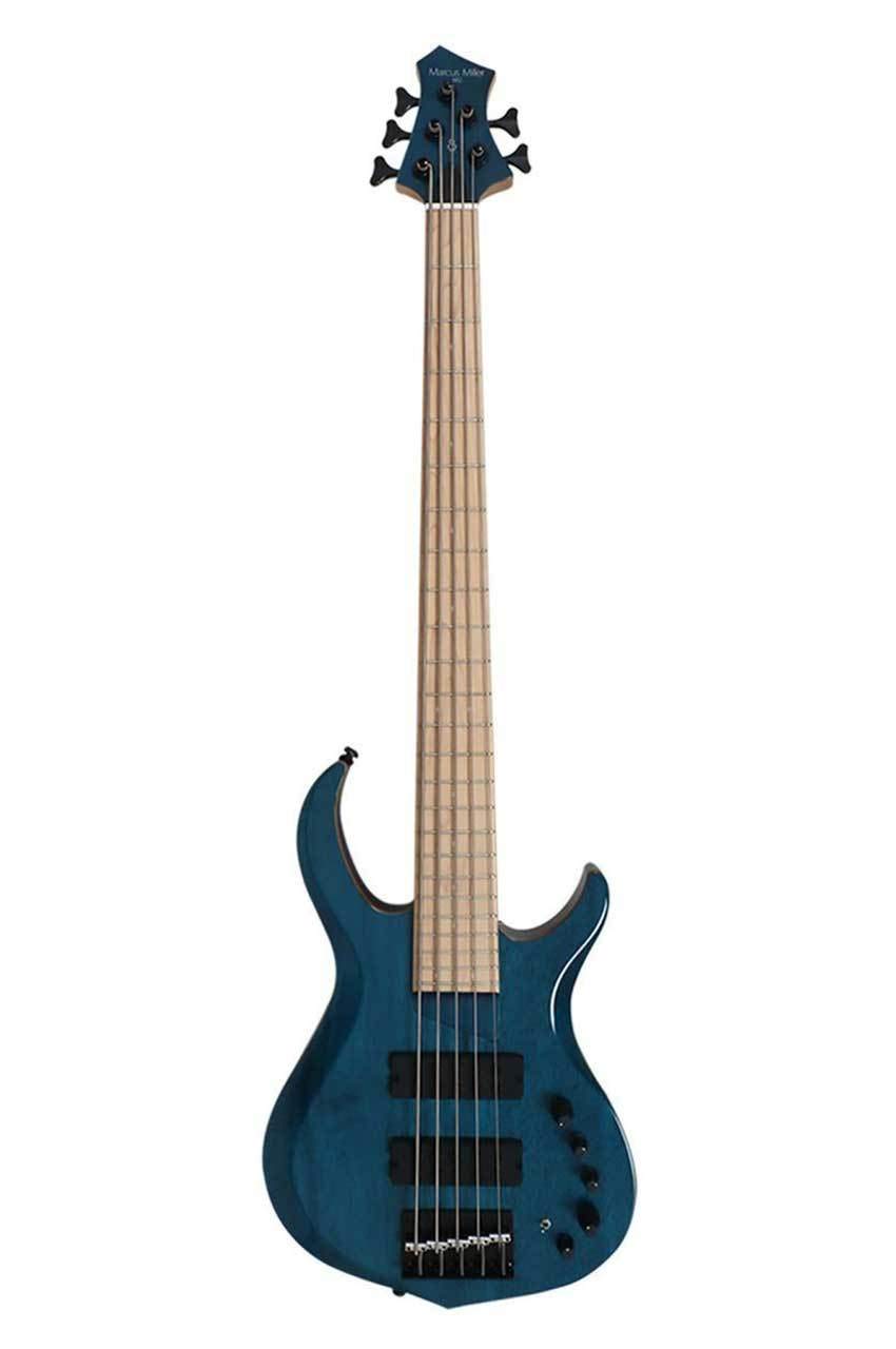 ベース Sire Marcus Miller M2 SIRE Marcus Miller 2nd Gen, M2-5, Transparent Blue : Amazon.in