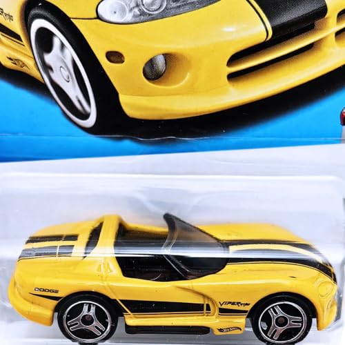 Image of Hot Wheels 2024 92 Dodge Viper RT /10 HW Exotics Ages 3 and Up (Yellow)