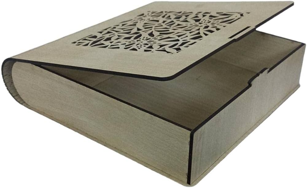 Buy The Heavenly DIY MDF classic decorative empty gift box| Gift box hamper  for presents| Wooden unique box for diwali, anniversary, birthday,  corporate gifting (Size :9X9X2.5 INCH Online at Low Prices in