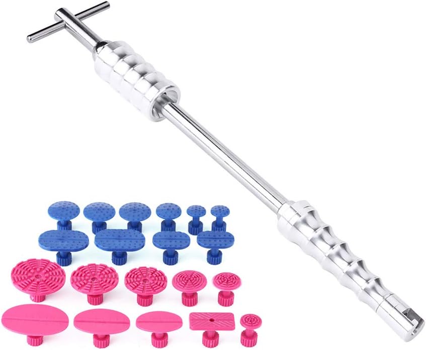 JTLB Dent Repair Hail Removal T Slide Hammer Glue Puller Tabs Car Body Tools