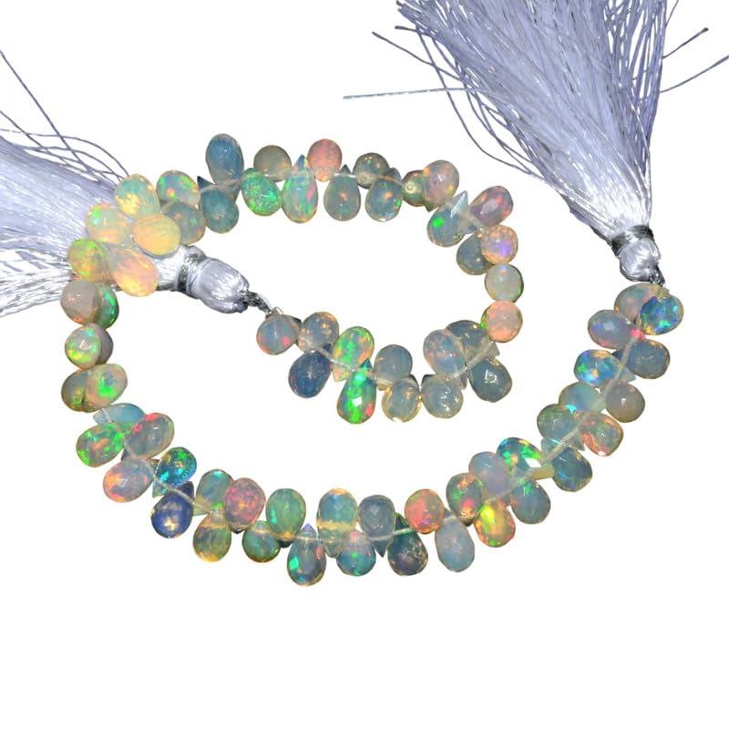 Perles en vrac d'opale éthiopienne pour créer des bijoux bohèmes et élégants
