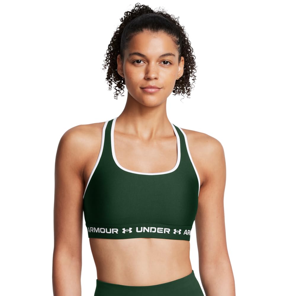 Under Armour Women's Crossback Mid Impact Sports Bra