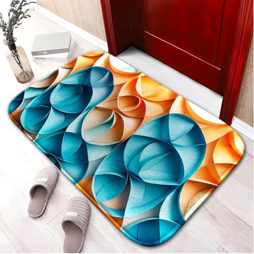 Tapis de bain lavable en machine en mousse à mémoire de forme L - 7
