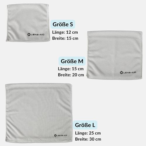 LENS-AID Einschlagtuch für Kamera, Objektiv usw., Kameratasche BZW. Beutel als Schutz für DSLR, Digitalkamera, Einschlagtasche