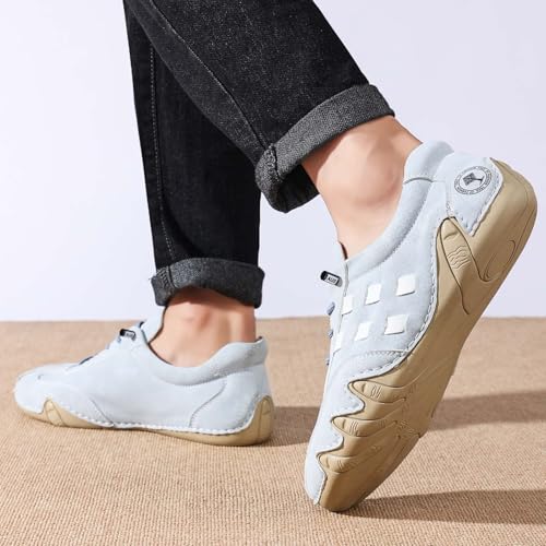 Zapatos de cuero transpirables ligeros para olvidarte del cansancio al caminar descalzo 7