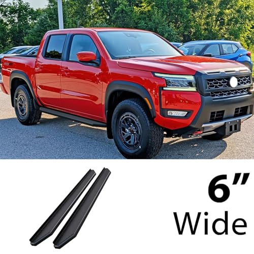 Estribos planos de acero inoxidable HD Ridez compatibles Nissan Frontier miniatura 2