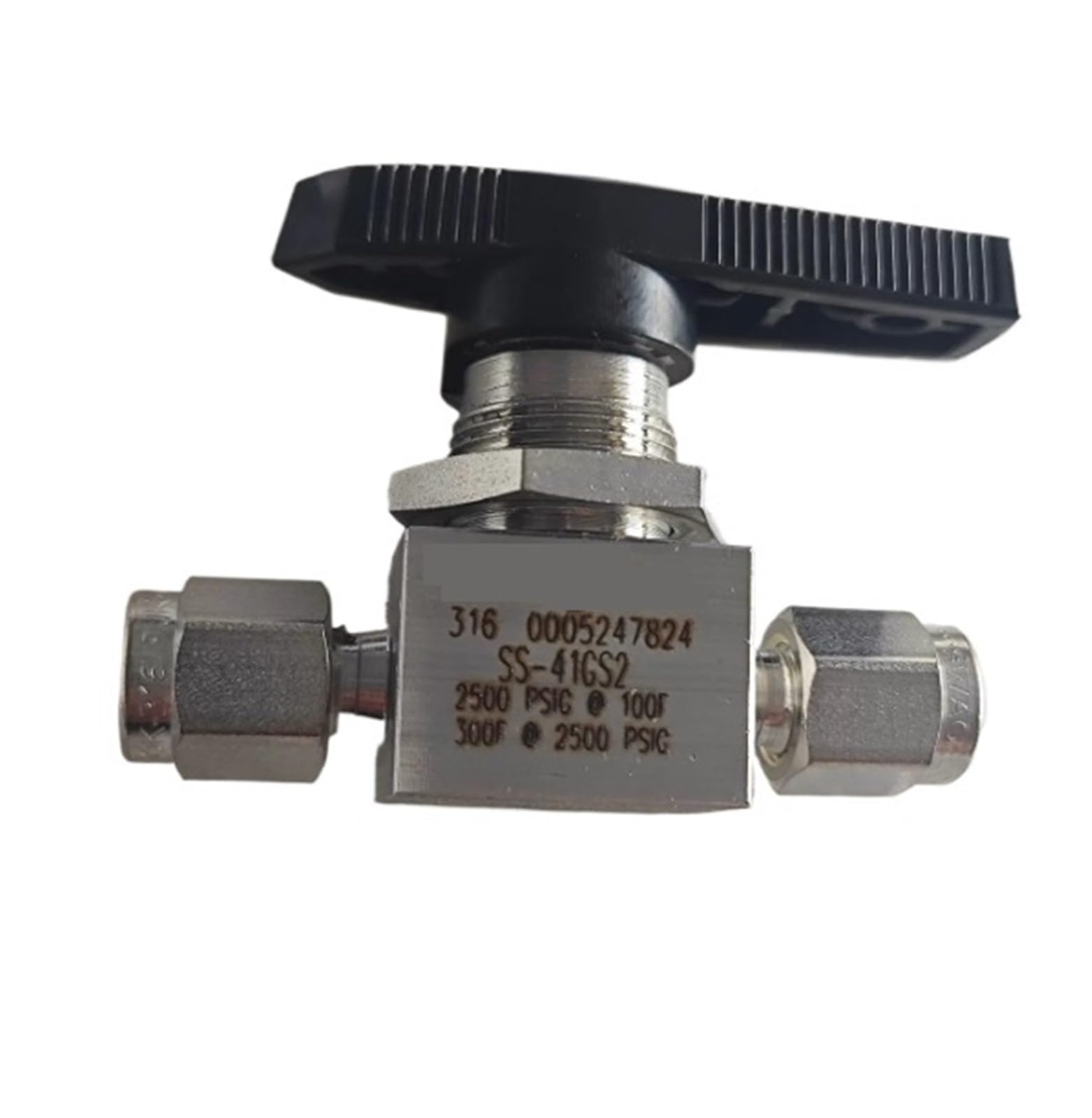 Hqdrcy One Color 1-Piece Stainless Steel Ball Valve Ss-41Gs2 1/8In For Automated Machining