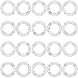 JAPCHET 20 Pack 10 Inch Round Wire Wreath Frames, Metal Floral Wreath Frame, Metal Wreath Rings for Christmas New Year Party Home Decor DIY Crafts Supplies, Dark Green