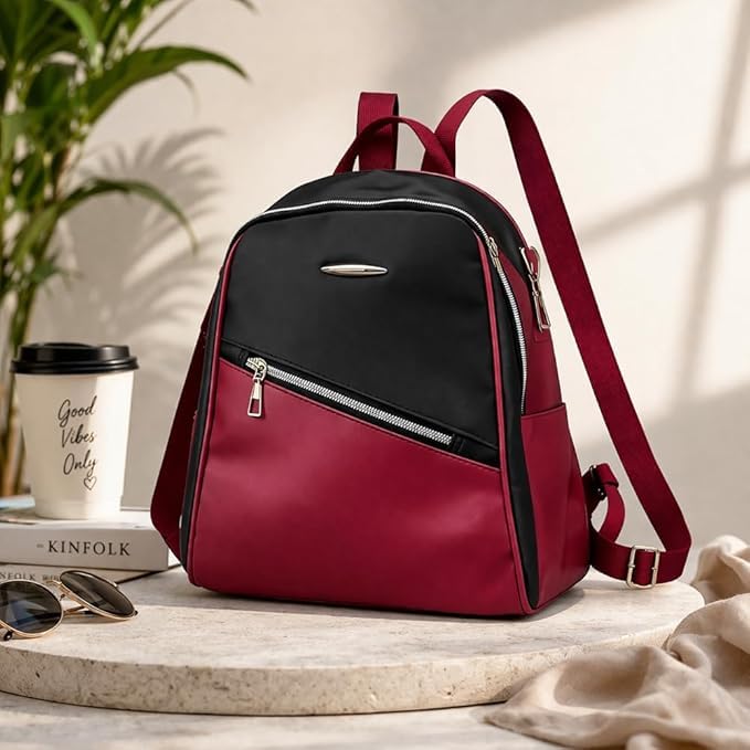 Image of Bags for Women & Girls | Stylish Shoulder Sling Handbag with 13 Inch Laptop Compartment | Office Travel College Daily-Use Corporate Backpack for Work & Casual Use