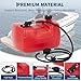 Marine Tank, 3 Gallon Marine Portable Tank, 12 L Boat Marine Transfer Tank with Hose, I-Shaped Handle