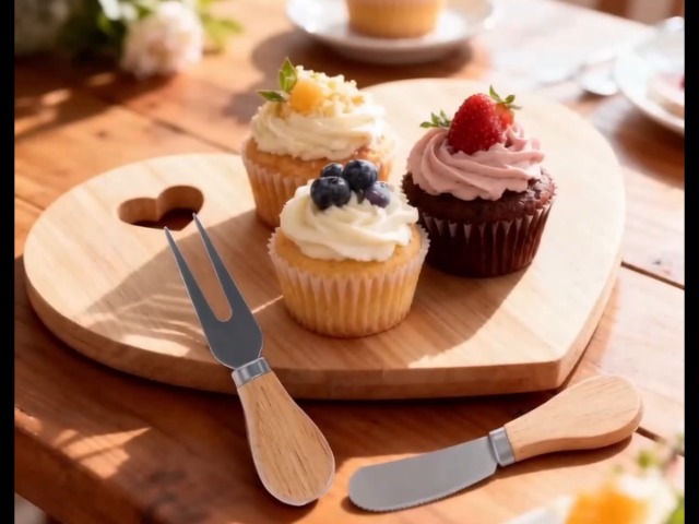Set de 6 Tablas de Queso en Forma de Corazón miniatura 7